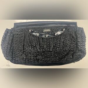 MICHE Black rouched classic Clutch